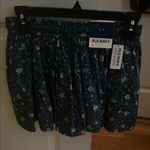 Old Navy Women's Floral Skort - Blue